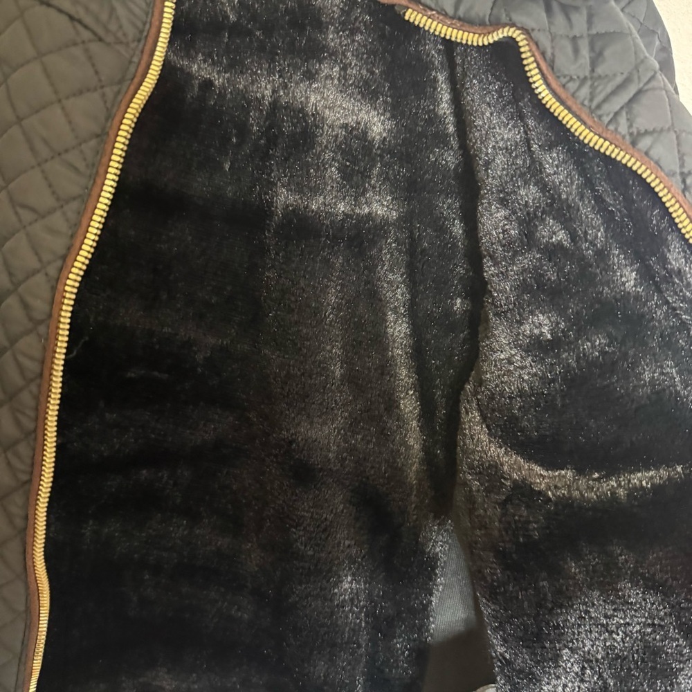 Royalty For Me Black Quilted Puffer Jacket Woman’s PL - Picture 2 of 16
